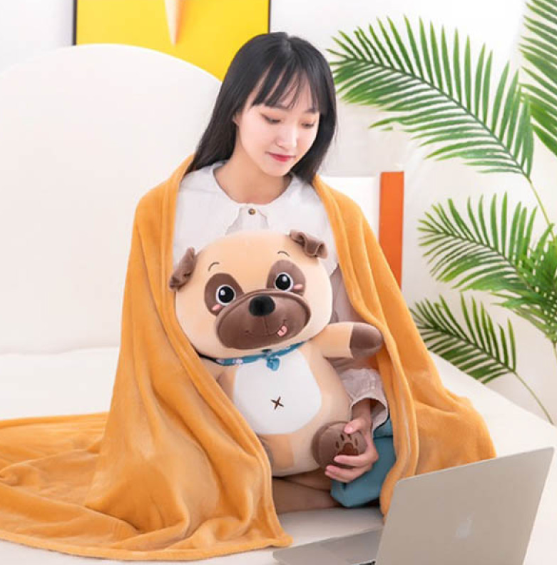 Игрушка Собачка с пледом 50 см (28523669) - фото 2