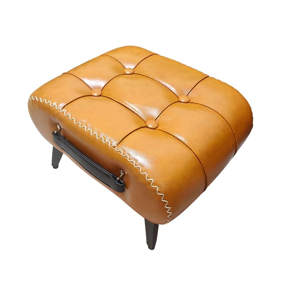 Пуф для коридора Bouton Pouf лофт дизайнерский компактный Коричневый