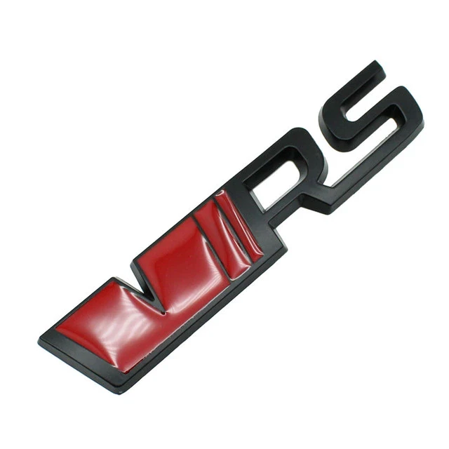 Эмблема VRS на крышку багажника Черный/Красный Skoda (1756781640)