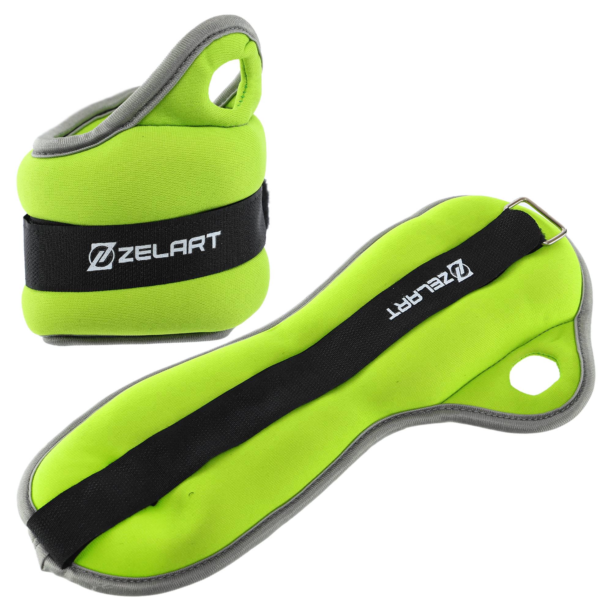 Утяжелители-манжеты для рук Zelart Pro 2х0,5 кг Салатовый/Серый (FI-1965-1_Салатовый-серый) - фото 1 Утяжелители-манжеты для рук Zelart Pro 2х0,5 кг Салатовый/Серый (FI-1965-1_Салатовый-серый) - фото 1