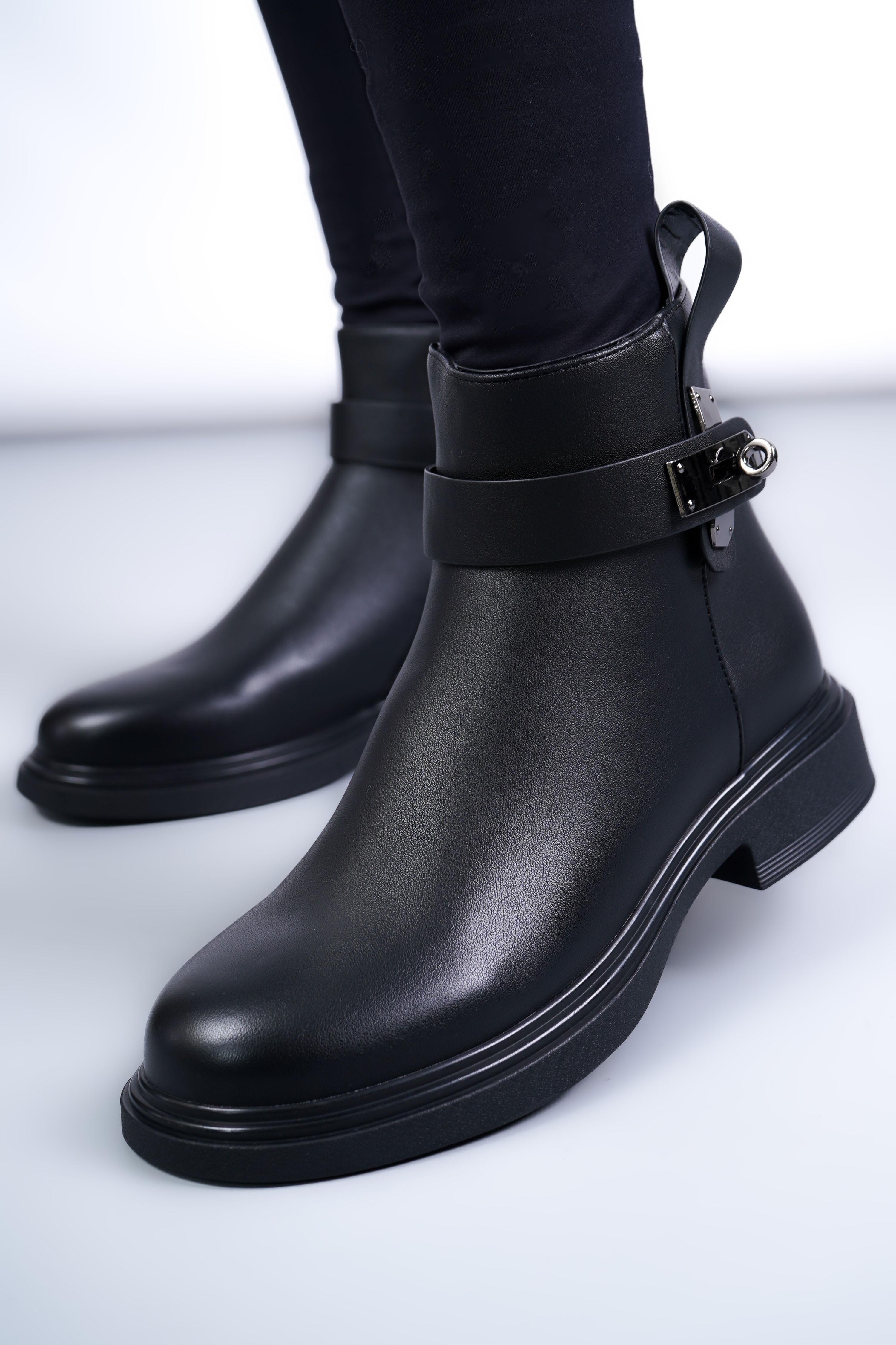 Ботинки женские Where Uwear UK3-1 346648 р. 40 Черный (346648_40)