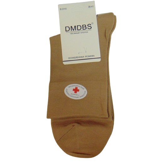 Носки с компрессионным эффектом Dmdbs 2310 р. 36-41 Бежевый (2122190186)