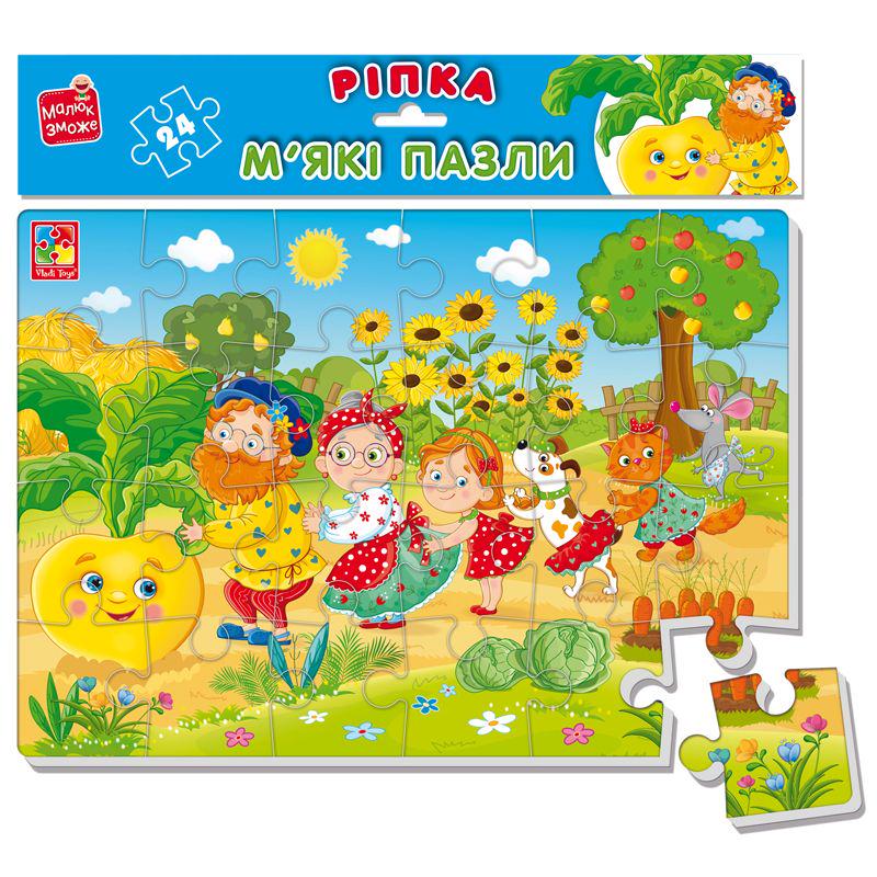 Пазлы А4 Сказка про репку 35 эл. (219024) Пазлы А4 Сказка про репку 35 эл. (219024)