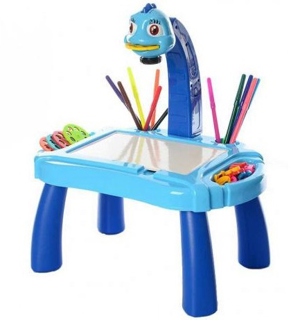 Мольберт-проектор для рисования 3в1 с музыкой (78937854) Синий