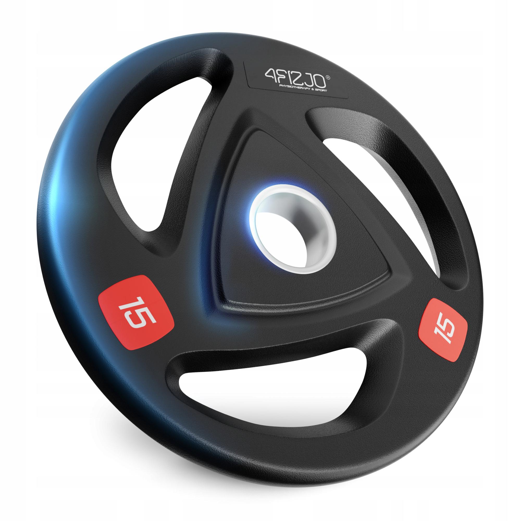 Диск олімпійський 4fizjo металевий/прогумований 2 шт. 15 кг 51 мм Black (P-5905973401272) - фото 5 Диск олімпійський 4fizjo металевий/прогумований 2 шт. 15 кг 51 мм Black (P-5905973401272) - фото 5