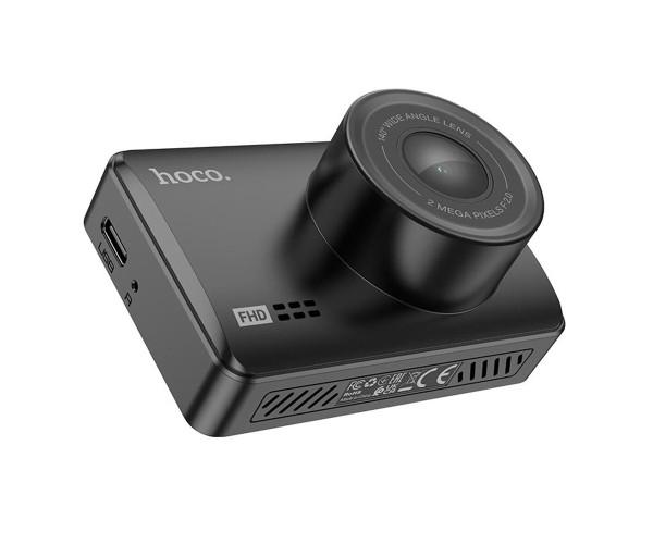 Відеореєстратор автомобільний Hoco DV3 24,5" IPS та камера заднього виду Black - фото 2
