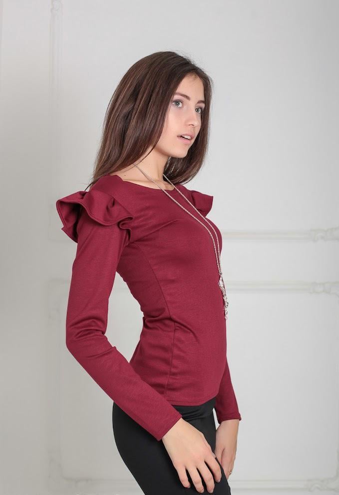 Кофта жіноча Podium Balis 20864-BORDO L Бордовий