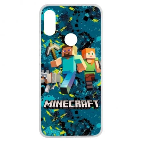 Чохол для Xiaomi Redmi Note 7 Minecraft Steve Alex And Dog (6848345-46-134799)