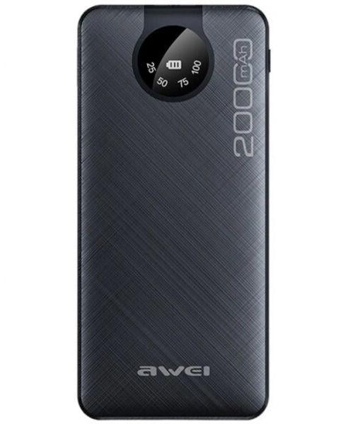 Повербанк Awei P134K 20000 mAh 4 in 1 UA UCRF Black (1731459)