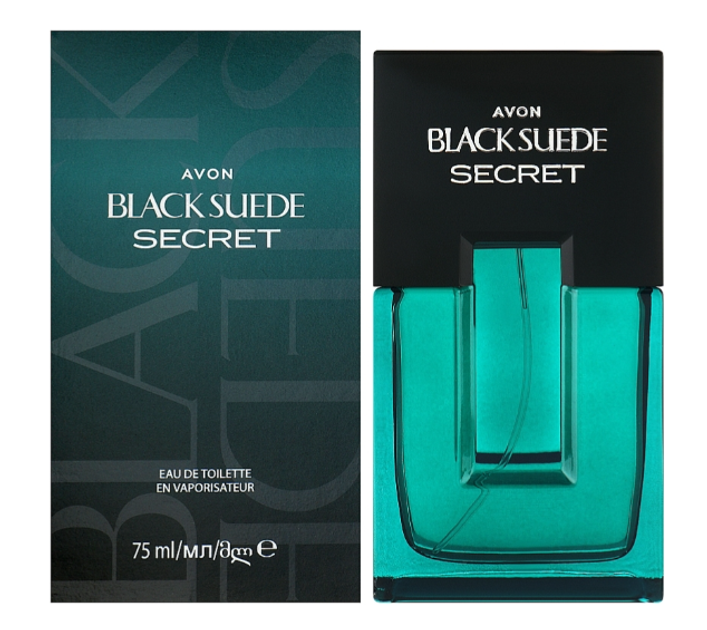 Вода мужская туалетная Avon Black Suede Secret 75 мл (AV24029)
