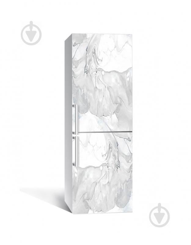 Наклейка на холодильник Zatarga «Белый гранит» 650х2000 мм виниловая 3Д наклейка декор на кухню самоклеящаяся Наклейка на холодильник Zatarga «Белый гранит» 650х2000 мм виниловая 3Д наклейка декор на кухню самоклеящаяся