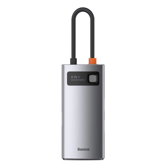 USB-хаб Baseus CAHUB-CY0G Series 4в1 Multifunctional Type-C Gray (ts000070404) - фото 7