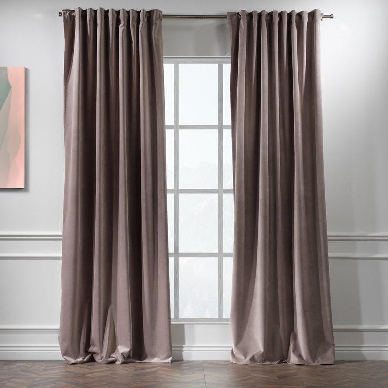 Комплект штор Academy Gardin Элит Бархат 150х250 см 2 шт. Капучино