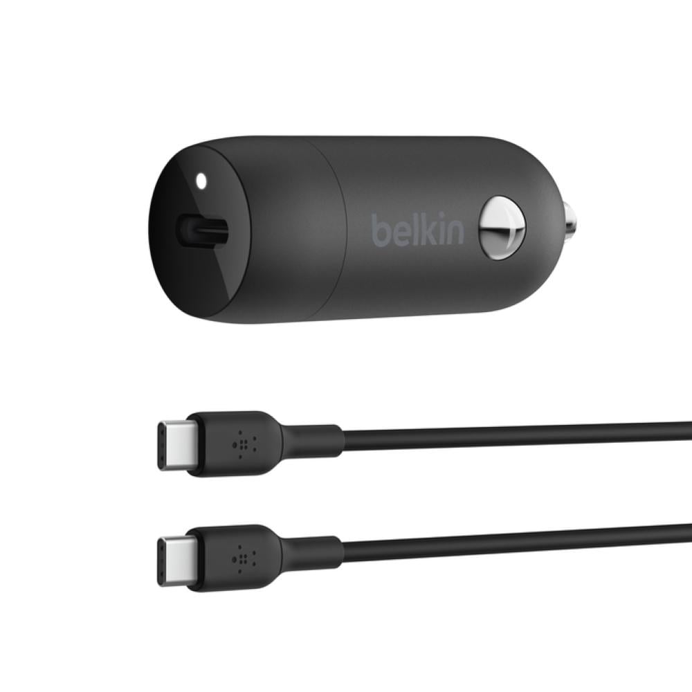 Зарядное устройство в автомобиль Belkin 30 Вт с кабелем USB Type-C (CCA004BT1MBK-B6)