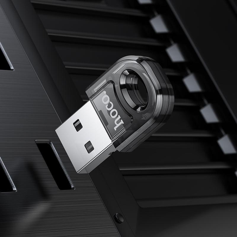Адаптер USB-Bluetooth Hoco UA28 Black (37536) - фото 7