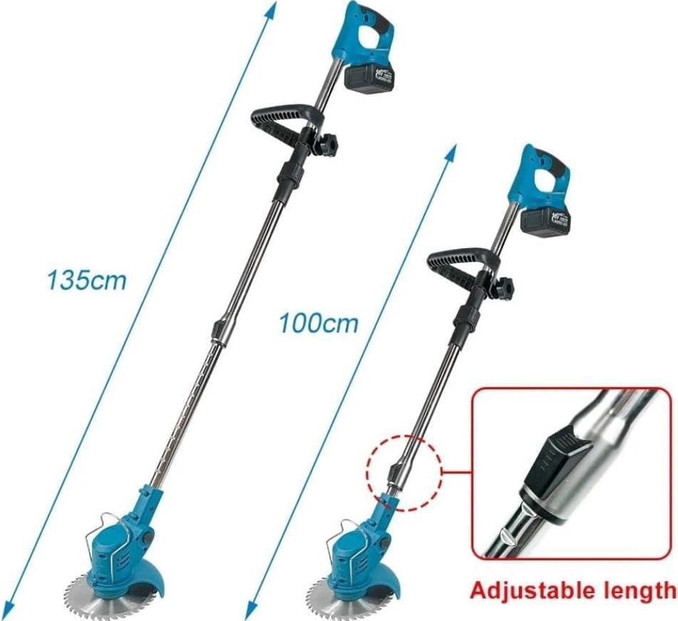 Газонокосарка акумуляторна з тримерами колесами і 2 АКБ 48V 2000 мАг (2104618607) - фото 8 Газонокосарка акумуляторна з тримерами колесами і 2 АКБ 48V 2000 мАг (2104618607) - фото 8