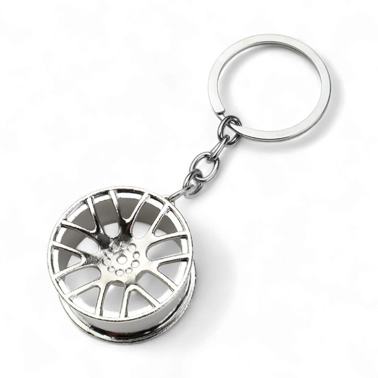 Брелок для ключів Автомобільний диск металевий Сріблястий (99_15_0_2С) - фото 1 Брелок для ключів Автомобільний диск металевий Сріблястий (99_15_0_2С) - фото 1