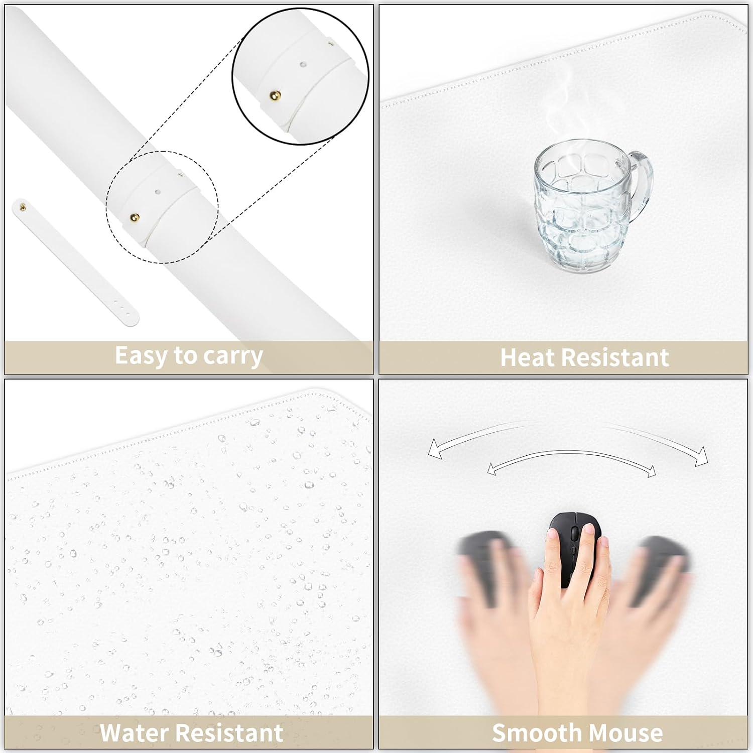 Ігрова поверхня Desk Mat Ultra Slim 900x400x1,8 мм White/Silver - фото 10 Ігрова поверхня Desk Mat Ultra Slim 900x400x1,8 мм White/Silver - фото 10