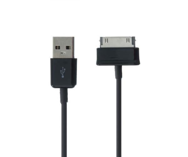 Кабель USB Samsung P1000 30 pin 1 м Black