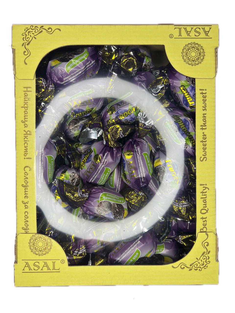 Конфеты Asal Чернослив в шоколаде с грецким орехом 1 кг - фото 2 Конфеты Asal Чернослив в шоколаде с грецким орехом 1 кг - фото 2