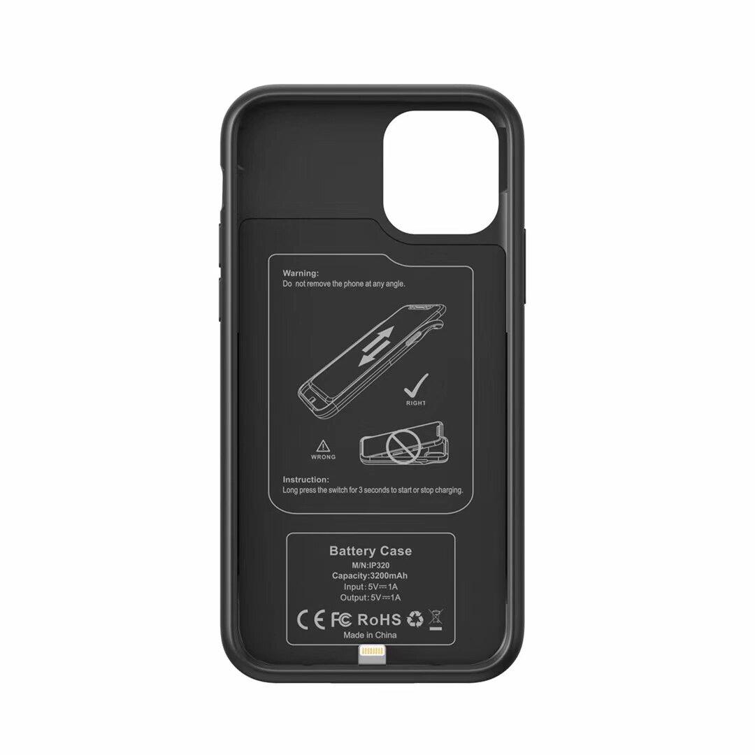 Чохол-акумулятор iBattery для iPhone 11 Pro Max 4500 mAh Black - фото 2