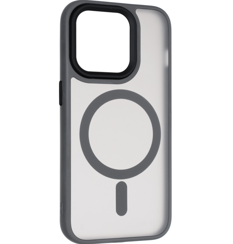 Чохол Color Bumper Case (MagSafe) для iPhone 12 Grey - фото 2