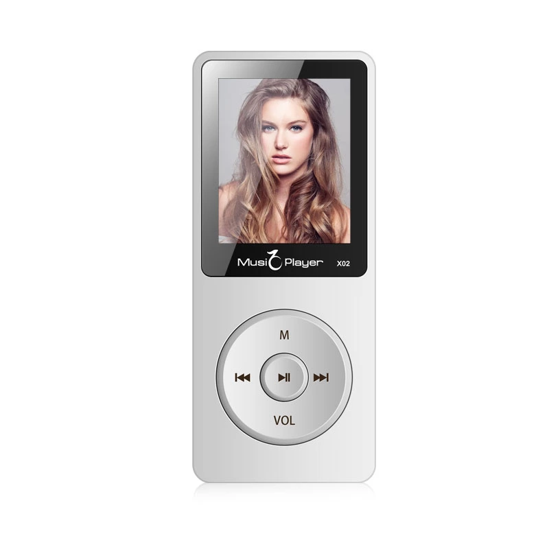 MP3-плеер X02 Hi-Fi 4Gb с FM-радио и диктофоном White - фото 1