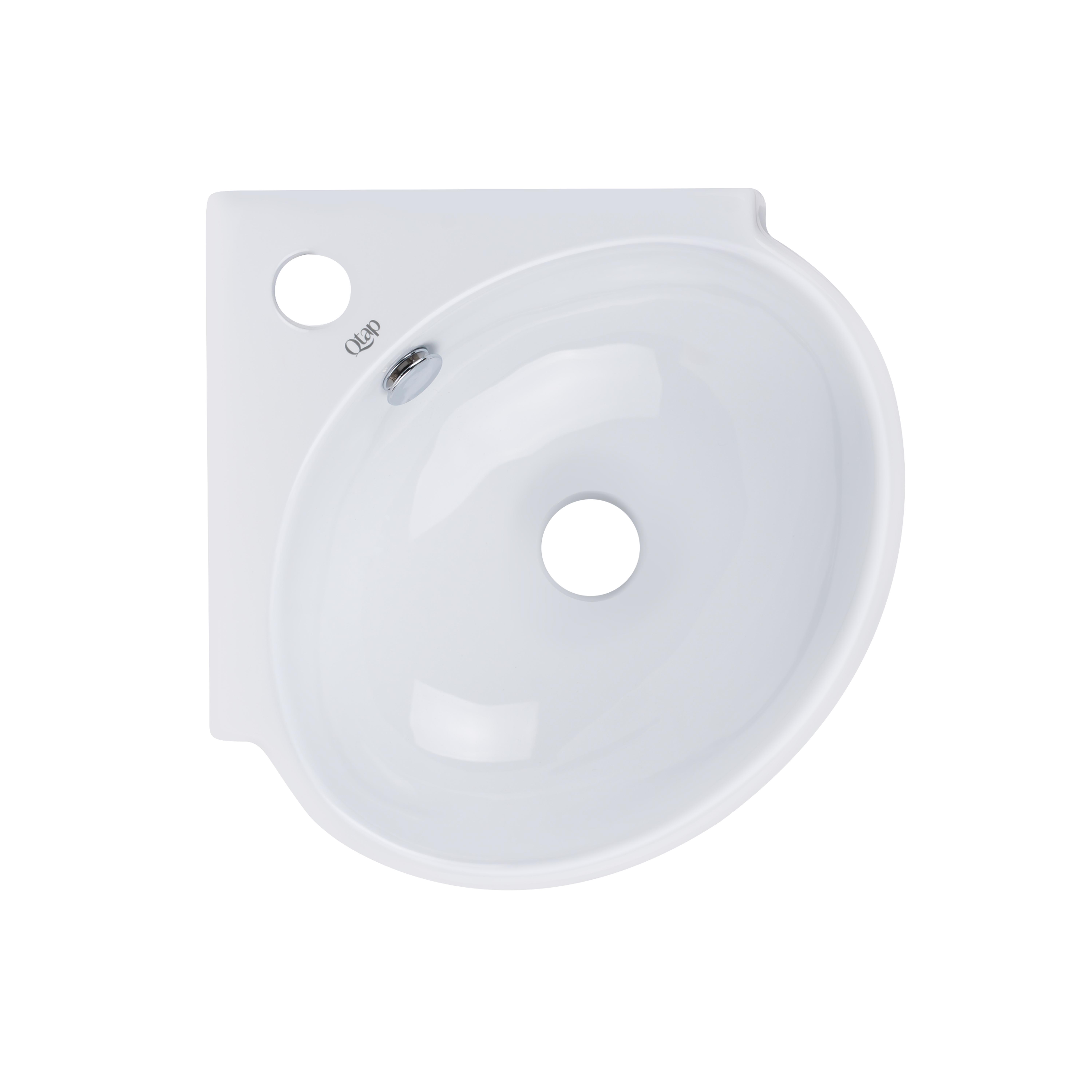 Раковина Qtap Leo QT11115010WN 390x365x130 мм White (SD00052595)