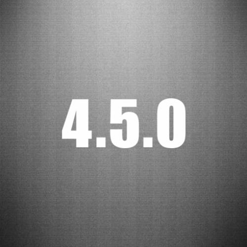 Наклейка 4.5.0 45x18,2 см Белый (21558034)