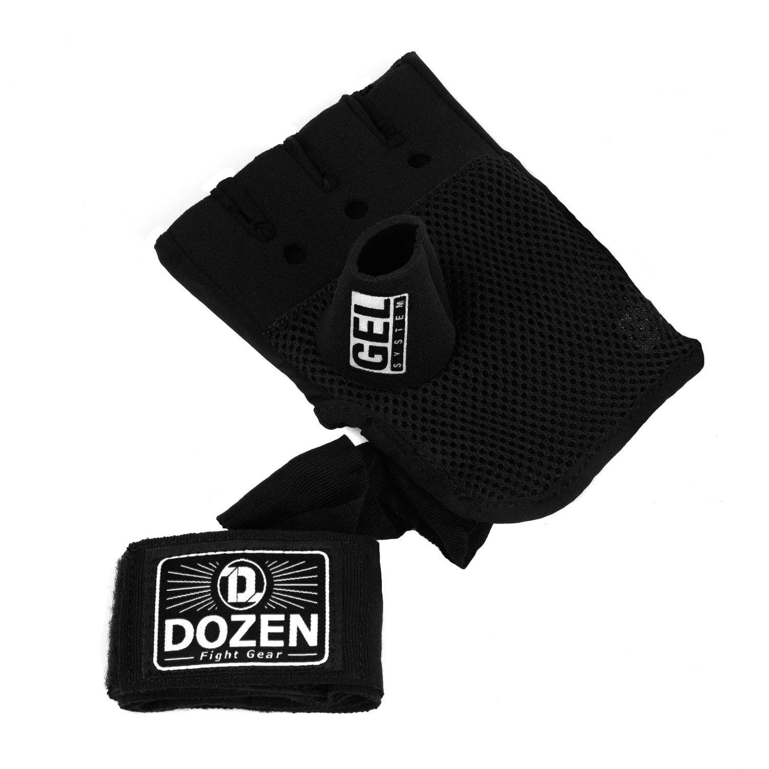 Бинты-перчатки Dozen Pro Gel Air Inner Speed Wraps L/XL Черно-белый - фото 2 Бинты-перчатки Dozen Pro Gel Air Inner Speed Wraps L/XL Черно-белый - фото 2