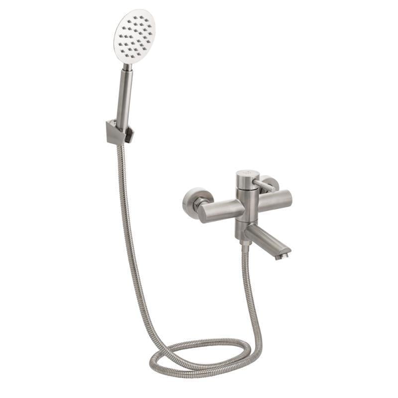 Смеситель для ванны Lidz никель Серый (LIDZNKS12320061)