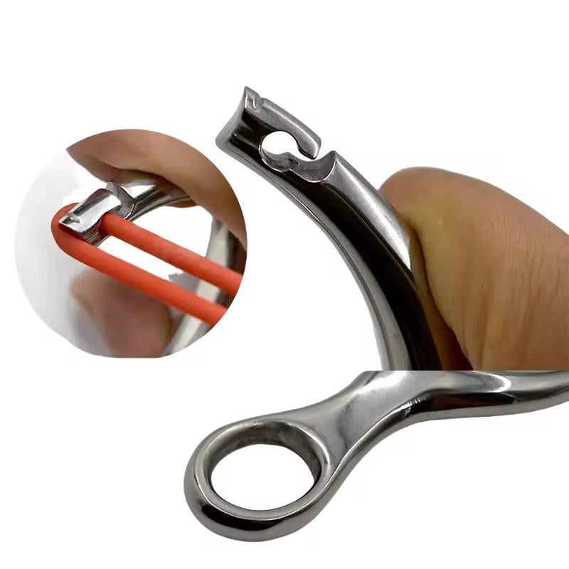 Рогатка металева SFU Mini лита на круглих тягах (0027) - фото 4 Рогатка металева SFU Mini лита на круглих тягах (0027) - фото 4