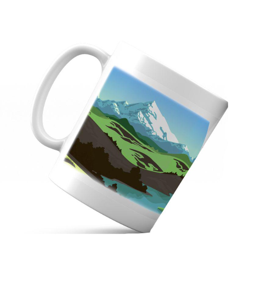 Кружка керамическая Иди до края земли 350 мл (хрч0028у)