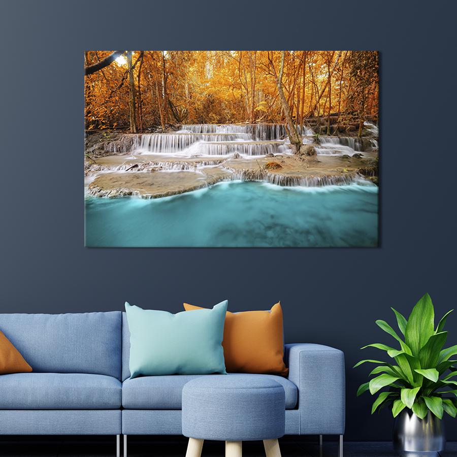 Картина на холсте Водопад Хуай Мэй Хамин 51x34 см (580-1)