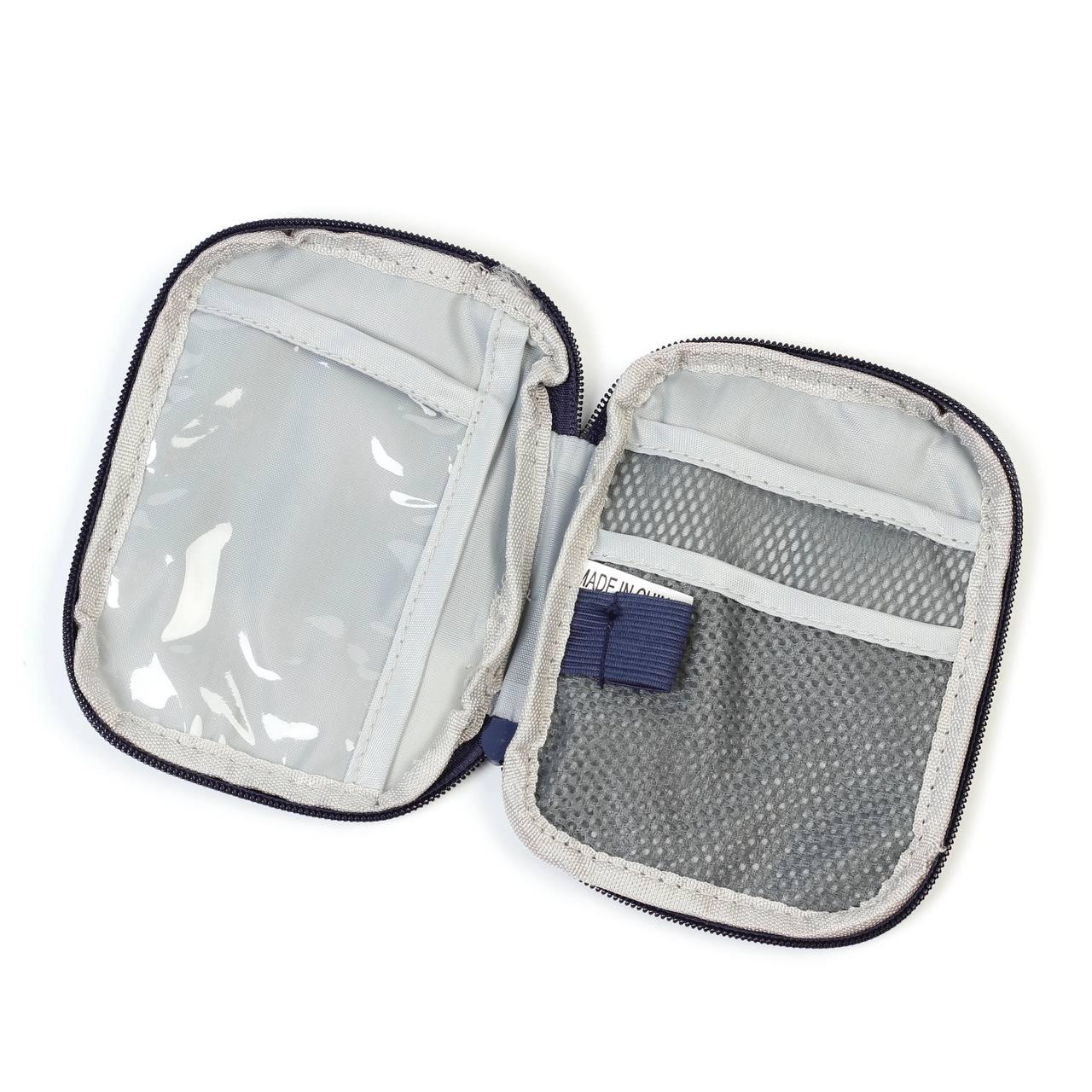 Аптечка портативная текстильная MedicBag 150х105х20 мм Синий (1582) - фото 2