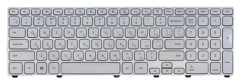 Клавиатура для ноутбука Dell Inspiron 7737 с подсветкой клавиш матовая (0WHHTX)