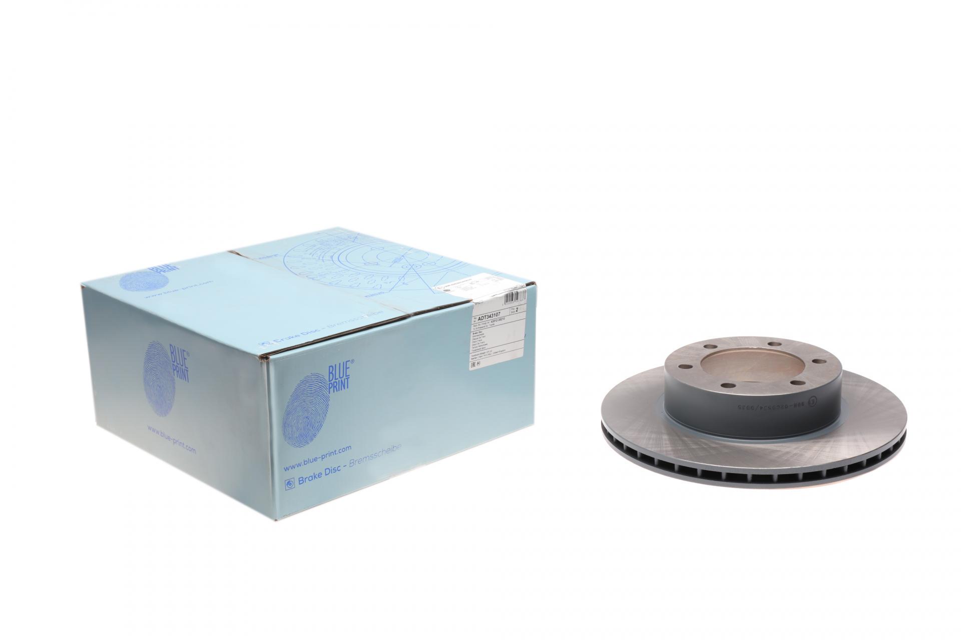 Диск тормозной передний BLUE PRINT Toyota Land Cruiser 95-03 318x22,5 мм (ADT343107)