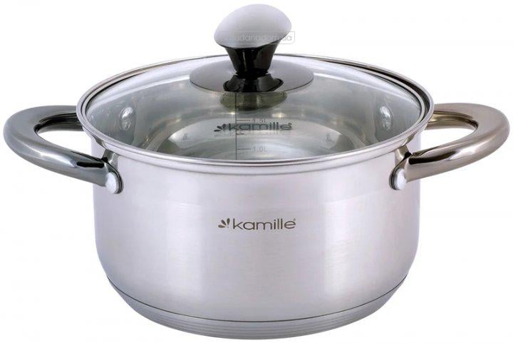 Кастрюля Kamille из нержавеющей стали 2 л (КМ-4921)