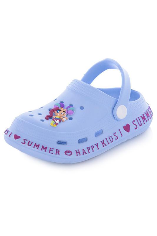 Крокси для дівчинки р. 30 Блакитний (3356-v15)