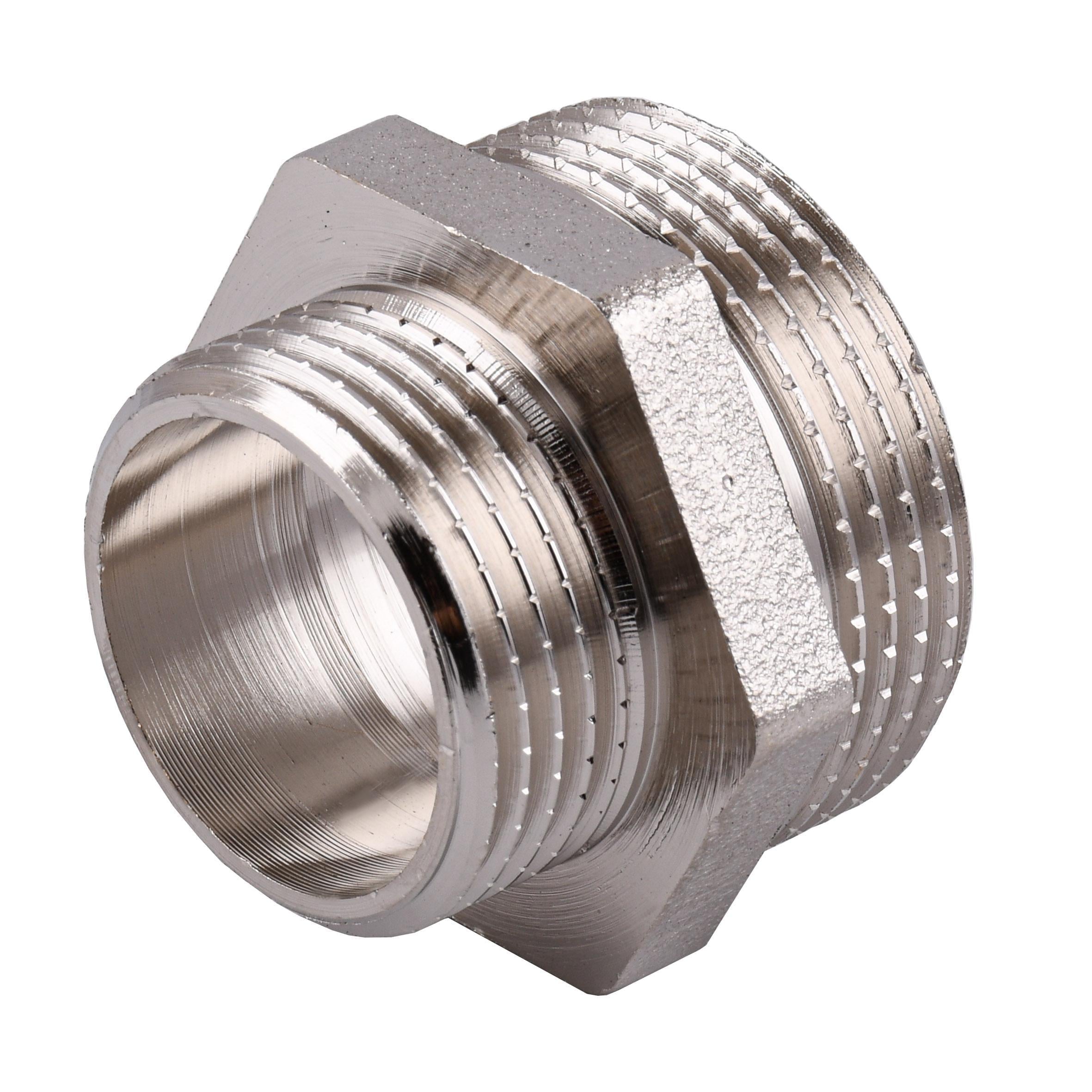 Редукционный ниппель Optimum NN652S 1 1/4"x1"ЗЗ никелированный (000030793)