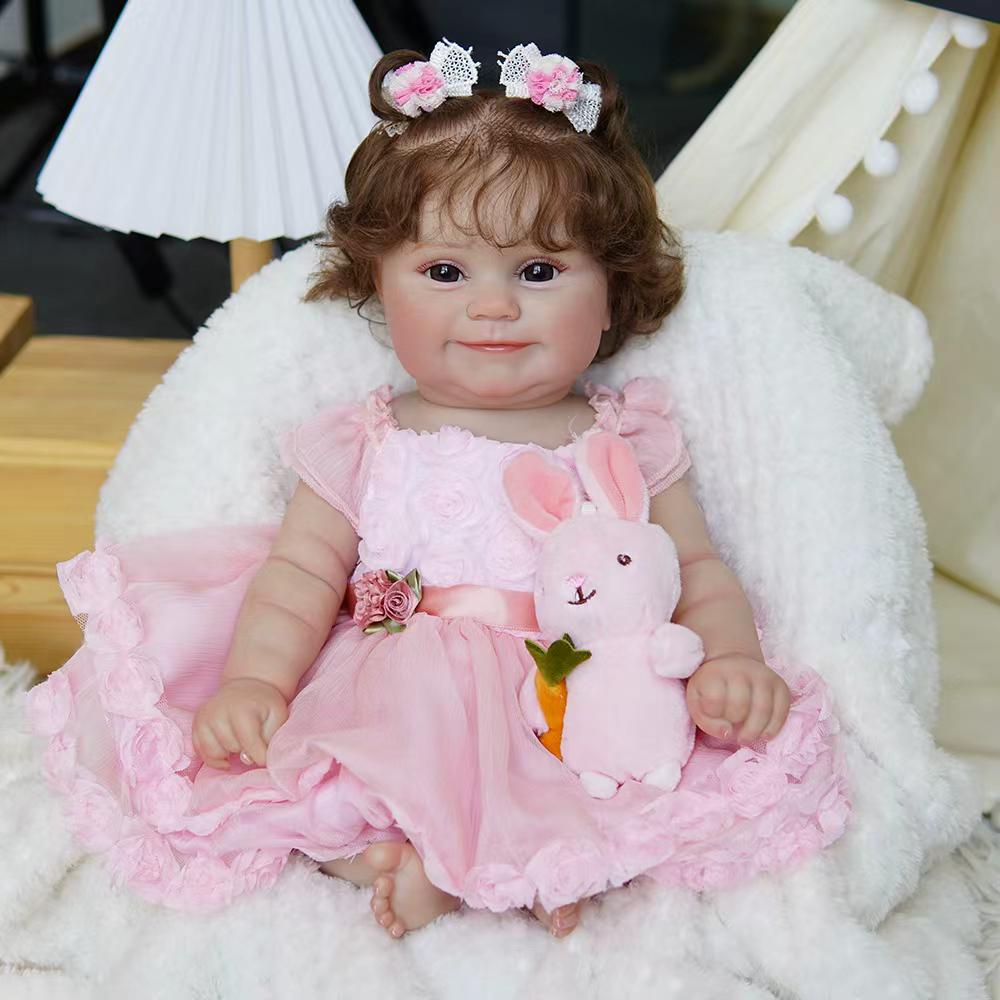 Кукла силиконовая коллекционная reborn девочка мими анатомическая виниловая 50 см