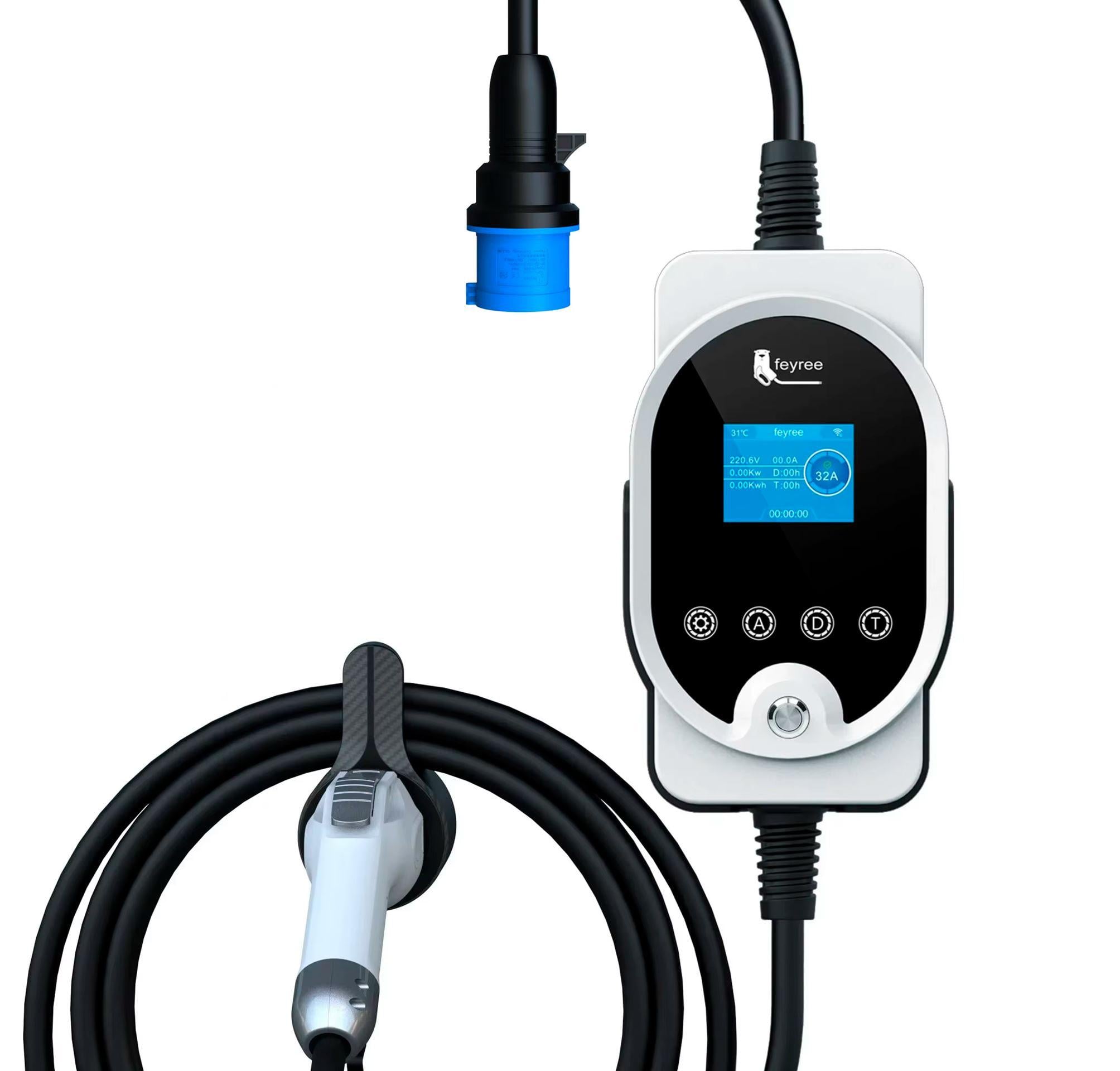 Зарядная станция для электромобиля Feyree 7 кВт 32A Type1 Master EV-M8 Wi-Fi (FY7-32-1PH-TP1-M8) Зарядная станция для электромобиля Feyree 7 кВт 32A Type1 Master EV-M8 Wi-Fi (FY7-32-1PH-TP1-M8)