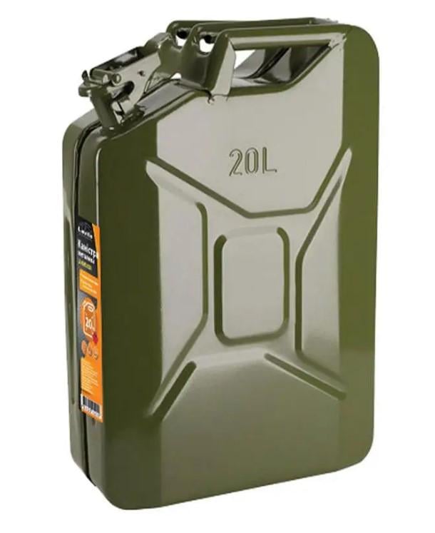 Стальная канистра Lavita вертикальная с герметичной крышкой для топлива 20 л (2104618811)