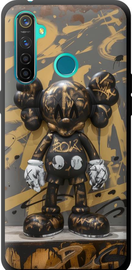 Чехол на Realme 5 Pro Bronze kaws (6097b-1861-42517)