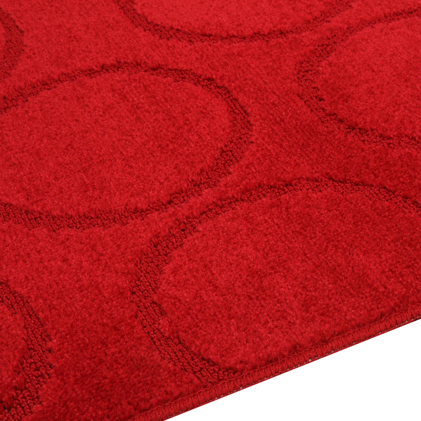 Набор ковриков в ванную Rubin Mono 5006 7005 Burgundy 60x100 + 60x50 см красный - фото 7 Набор ковриков в ванную Rubin Mono 5006 7005 Burgundy 60x100 + 60x50 см красный - фото 7