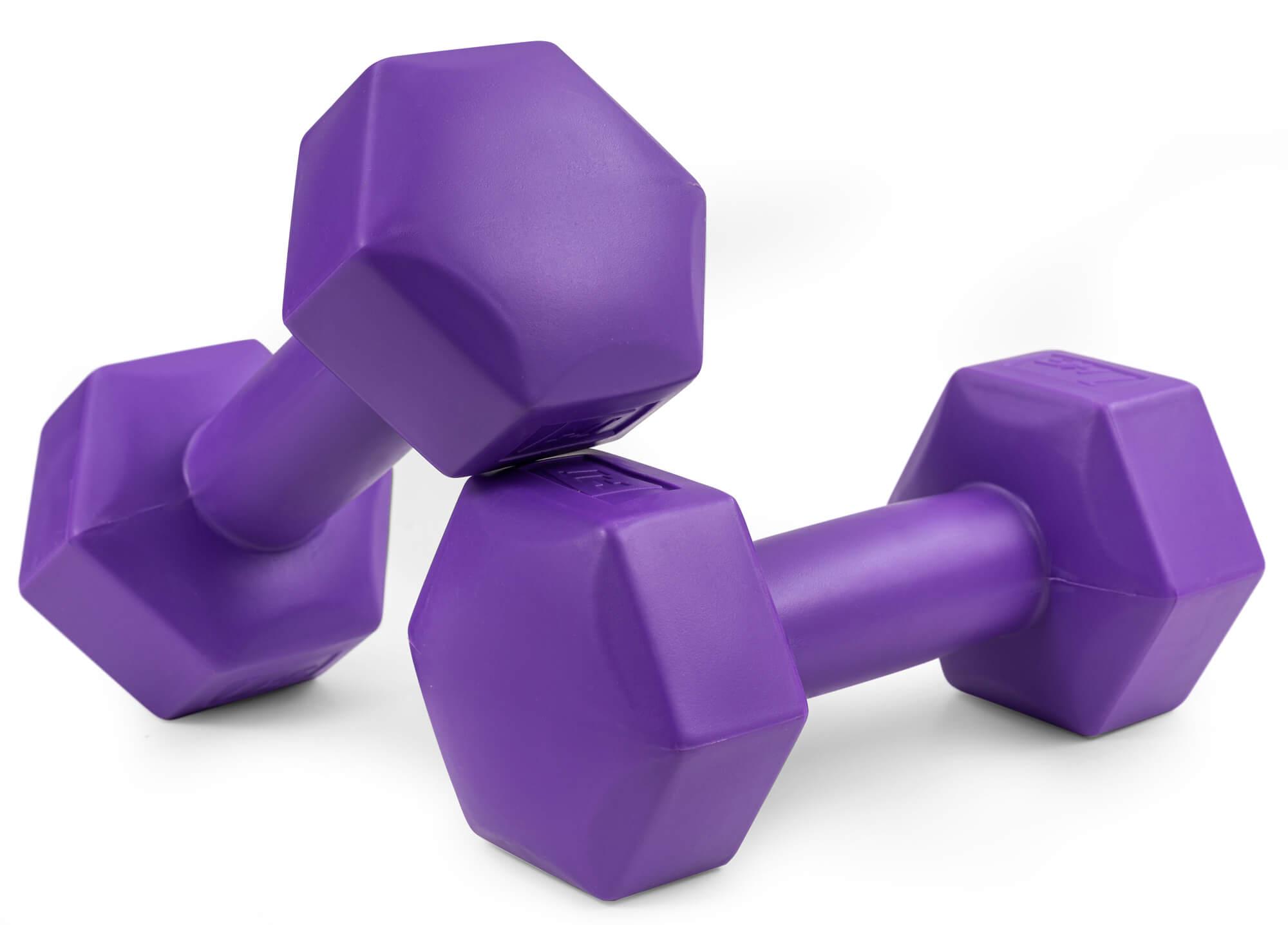 Набір гантелей Hop-Sport HS-C010DH 2х1 кг композитних Фіолетовий - фото 2 Набір гантелей Hop-Sport HS-C010DH 2х1 кг композитних Фіолетовий - фото 2