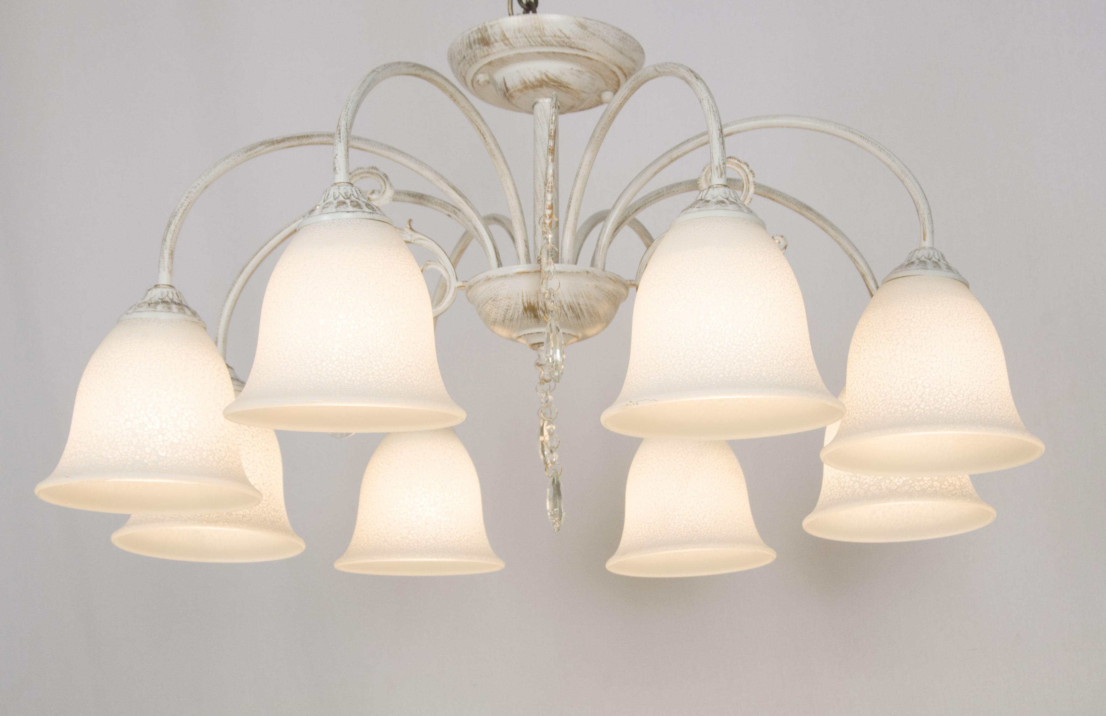 Люстра BKL-690S/8 E27 WT+GD (27-185)