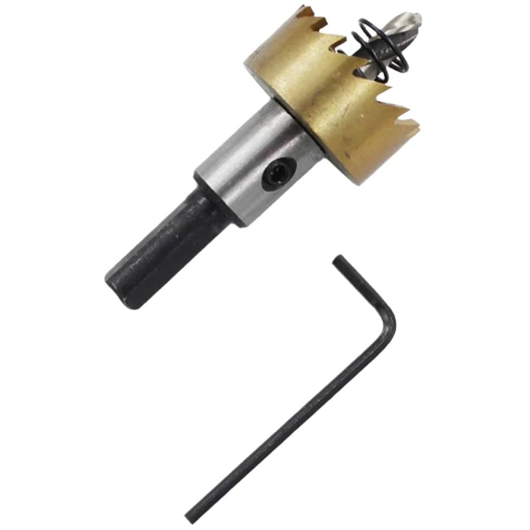 Набір коронок свердел зі швидкорізальної сталі для металу дерева пластику 16-30 мм 5 шт (H541) - фото 6