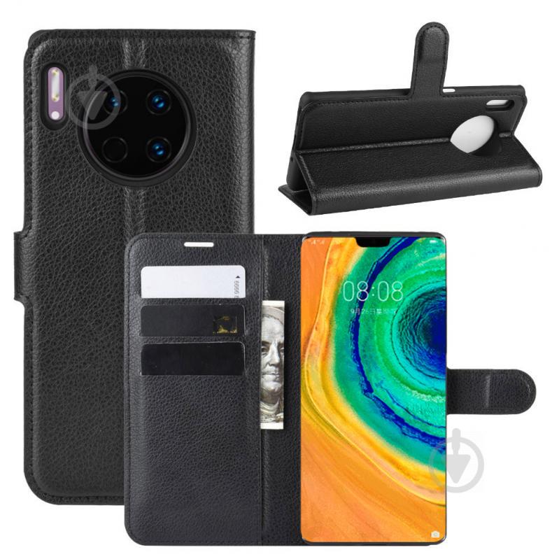 Чехол-книжка Litchie Wallet для Huawei Mate 30 Black (hub_hwlG92666) - фото 2