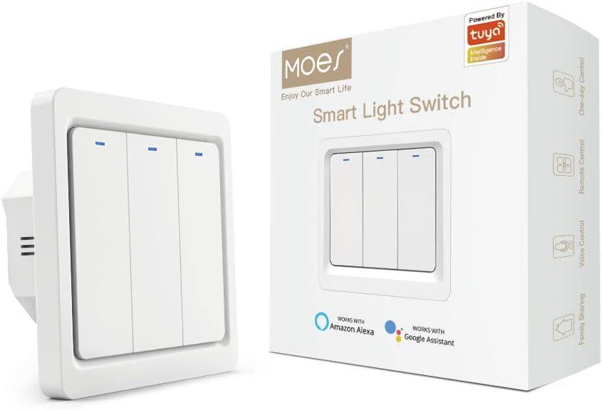 Вимикач MOES Tuya Zigbee інтелектуальний (LPNA013949937)